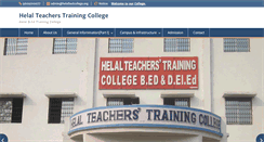 Desktop Screenshot of helalbedcollege.org