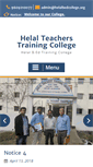 Mobile Screenshot of helalbedcollege.org